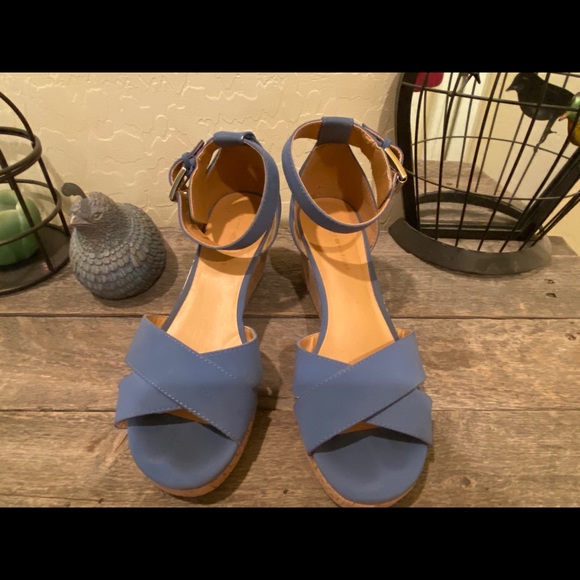 Tommy Hilfiger ankle strap wedge cork sandals - Picture 13 of 16